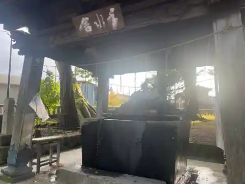 小室浅間神社の手水舎