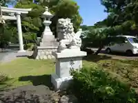 桜ヶ池池宮神社の狛犬
