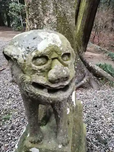 間々田八幡宮の狛犬