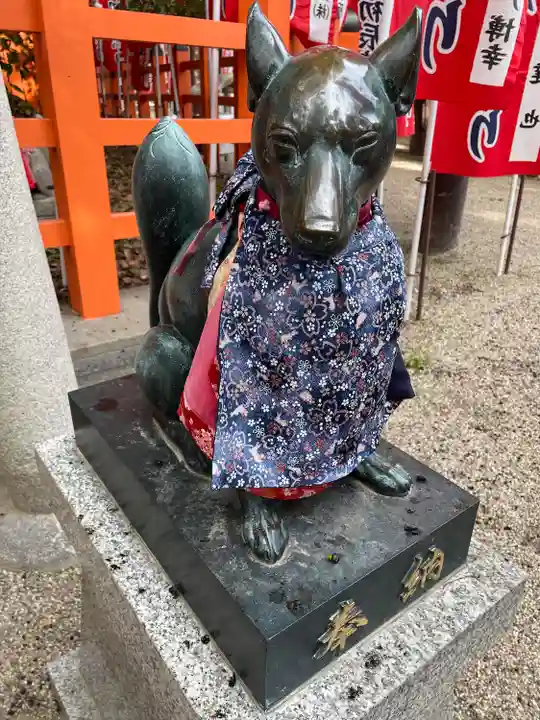 楠珺社(住吉大社末社)の狛犬