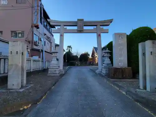栗原氷川神社の鳥居