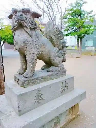 苗穂神社の狛犬