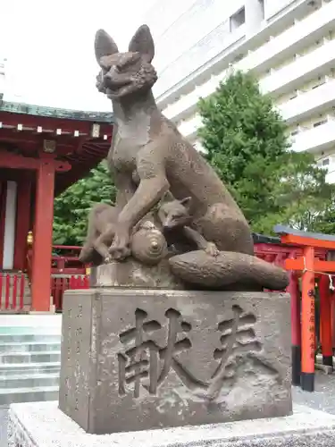 東京羽田 穴守稲荷神社の狛犬