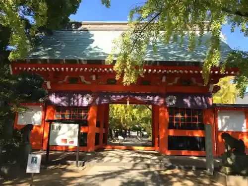 葛飾八幡宮の山門・神門