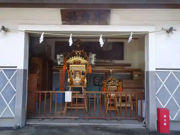 野川神明社の本殿・本堂