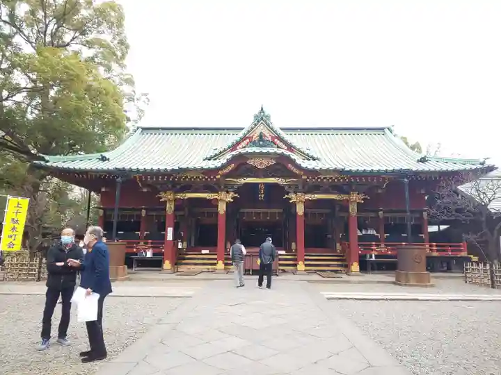 根津神社の本殿・本堂