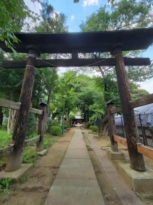 鶴ヶ丸八幡神社の鳥居