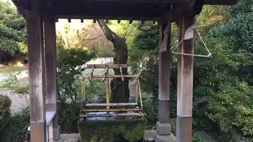 達磨寺の手水