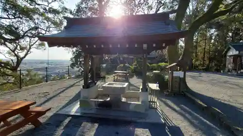 千栗八幡宮の手水舎