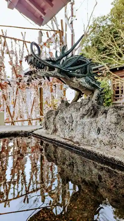 菊田神社の手水舎
