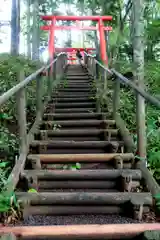 阿寒湖稲荷神社の鳥居