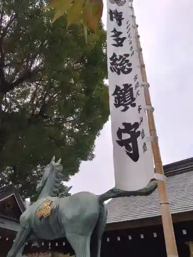 櫛田神社の像