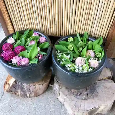 最明寺の手水舎