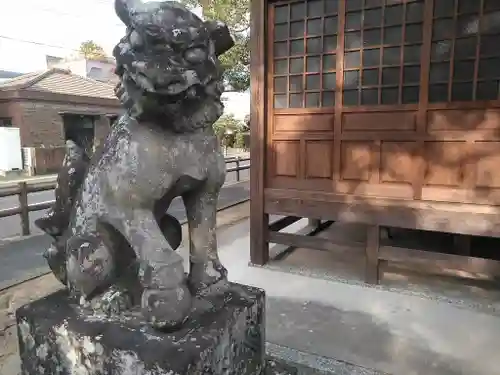 熊野原神社の狛犬