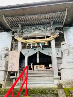 上之山神社　教育神社の本殿・本堂