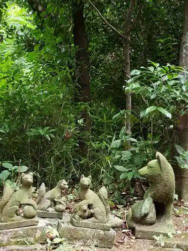 白金氷川神社の狛犬