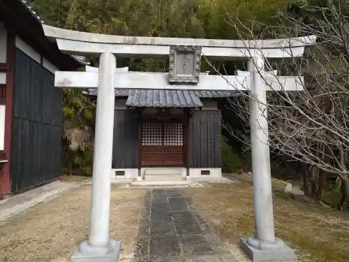 駕龍寺の鳥居