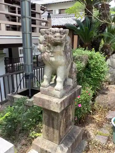 白毫寺の狛犬