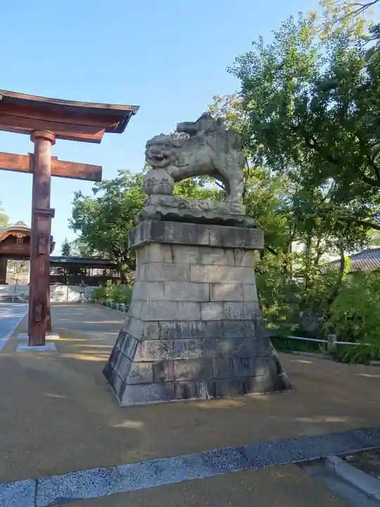 饒津神社の狛犬
