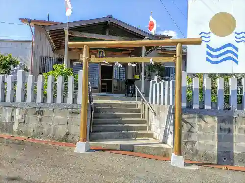 八幡天水宮の鳥居