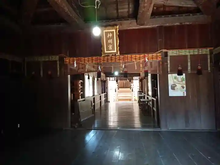 神明宮の本殿・本堂