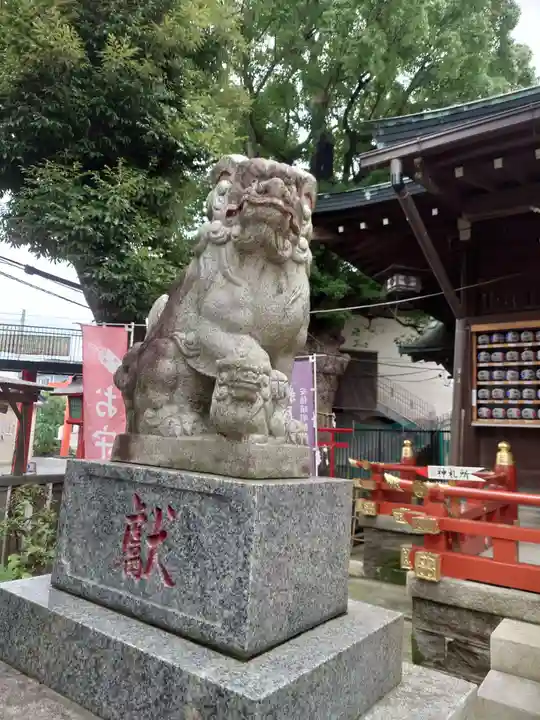 五方山熊野神社の狛犬