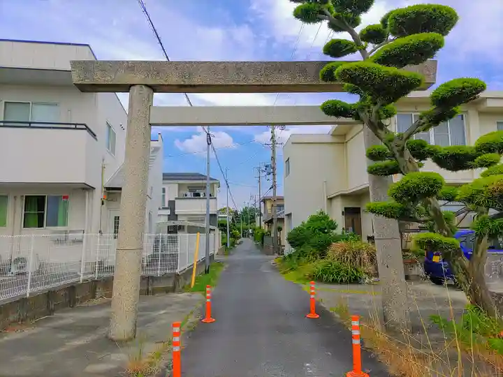 神明社(福島)の鳥居