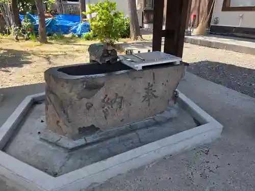苗穂神社の手水舎