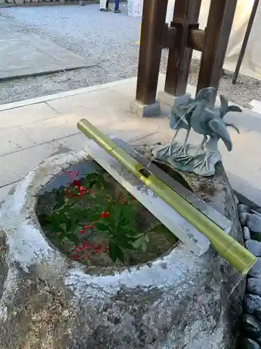 白鷺神社の手水舎
