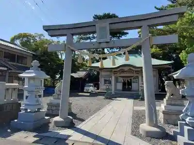 八幡津島神社の鳥居