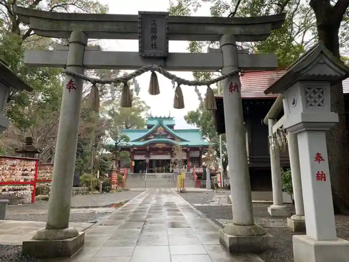 多摩川浅間神社の鳥居