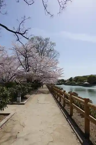 長岡天満宮の庭園