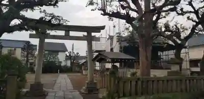 上一色天祖神社の鳥居