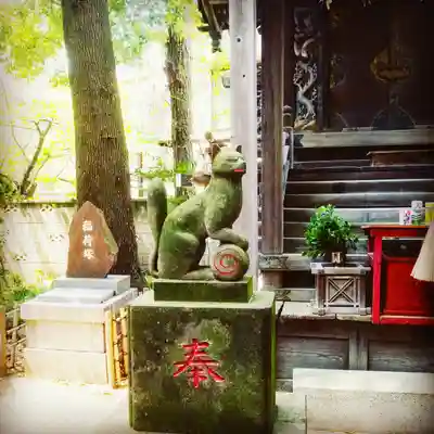 諏訪神社の狛犬