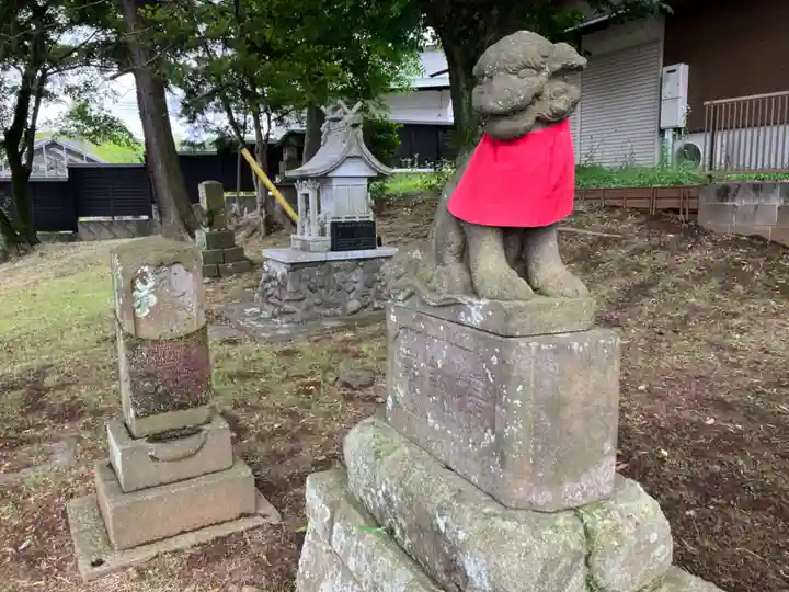 野津田神社の狛犬