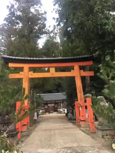 宇太水分神社の鳥居