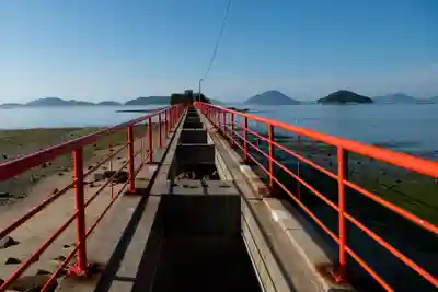 津嶋神社の周辺