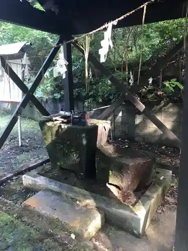 天照皇御祖神社の手水舎