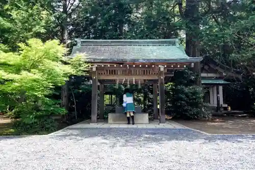 名和神社の手水舎