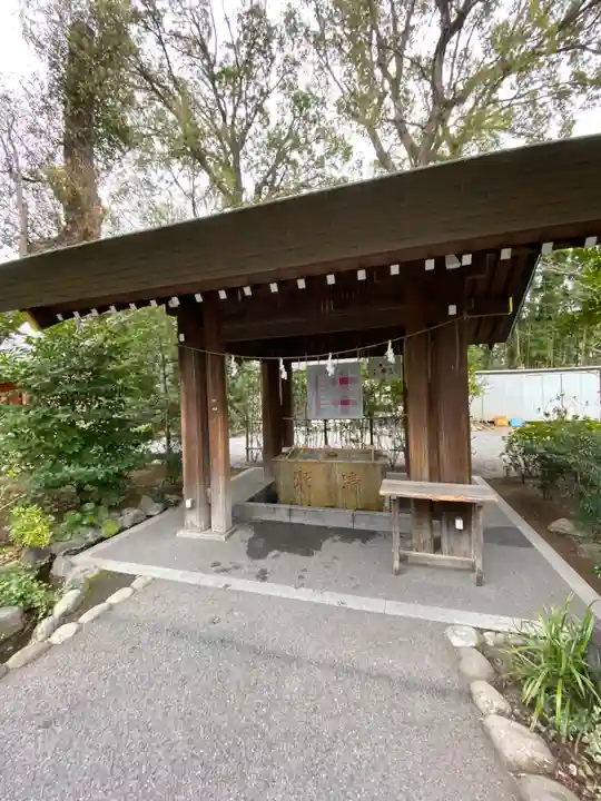 阿佐ヶ谷神明宮の手水舎