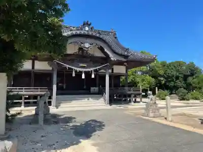 筏八幡宮の本殿・本堂