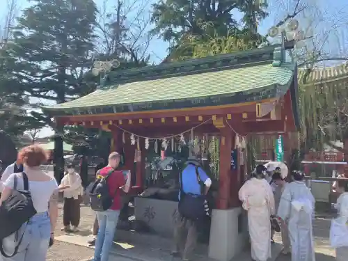 浅草神社の手水舎