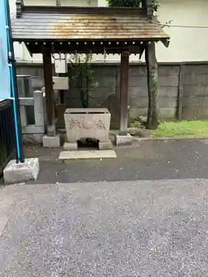 練馬大鳥神社の手水舎