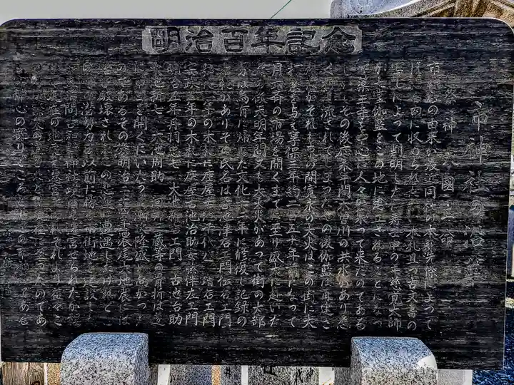 市神社(古知野町)の歴史