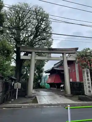 麻布氷川神社の鳥居