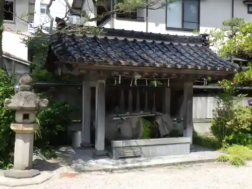 八幡宮の手水舎