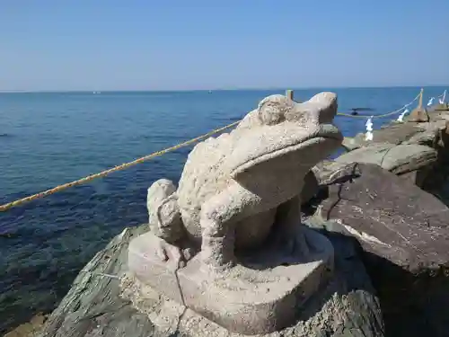 二見興玉神社の狛犬