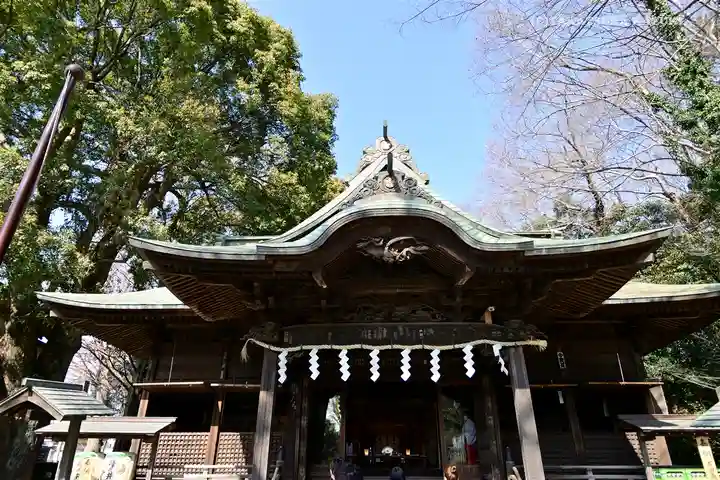 谷保天満宮の本殿・本堂