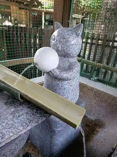 白山神社の手水