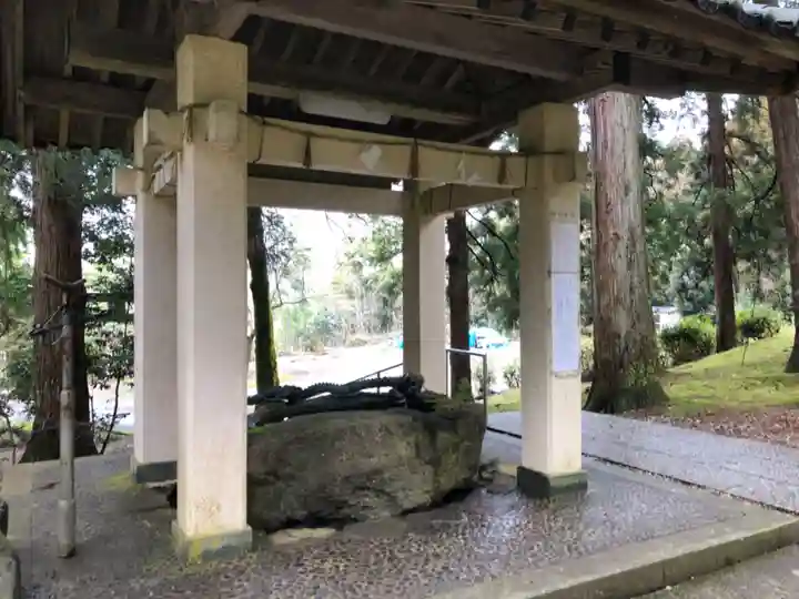 劒神社の手水舎